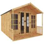 Mercia 12 x 8ft Double Door Premium Traditional Summerhouse