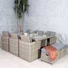 Royalcraft Wentworth Rattan 10 Seater Cube Dining Set