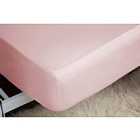 Egyptian Cotton 400 Thread Count Super King Fitted Sheet 15" Blush
