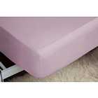 Egyptian Cotton 400 Thread Count Single Fitted Sheet 15" Mulberry