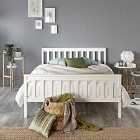 Aspire Atlantic Bed Frame White Small Double