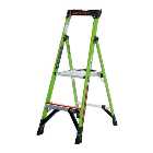 Little Giant 2 Tread Mighty Lite Hi-Viz GRP Fibreglass Step Ladder