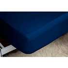 Easy Care Fitted Sheet Super King Navy