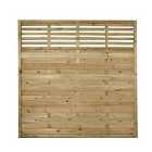 Forest Garden 5'11'' x 5'11'' (180 x 180cm) Pressure Treated Decorative Kyoto Fence Panel