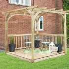Forest Garden 2.4 x 2.4m Ultima Pergola and Decking Kit