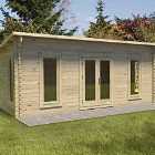 Forest Garden Arley 6 x 3m Pent Double Glazed Cabin