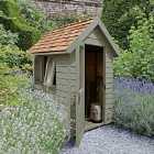 Forest Garden Forest Retreat Shed 6' x 4' w/ Installation - Painted Moss Green