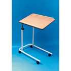 Nrs Healthcare Adjustable Wheeled Over Bed Table - Cream