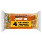 Warburtons Gluten Free Brioche Rolls 4 per pack