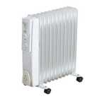 Neo 11 Fin 2.5kW White Electric Oil Filled Radiator