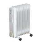 Neo 9 Fin 2kW Electric Oil Filled Radiator - White