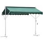 Outsunny 3 X 3M Freestanding Garden 2-side Awning Outdoor Patio Sun Shade Canopy