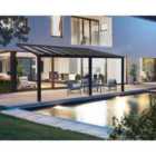 Canopia by Palram Stockholm Patio Cover 3.4 X 7.4 Clear - Grey
