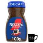Nescafe Original Decaff Instant Coffee 100g