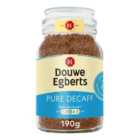 Douwe Egberts Pure Decaff Instant Coffee 190g