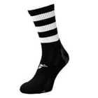 Precision Pro Hooped GAA Mid Socks Junior (black/White, J12-2)