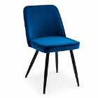 Julian Bowen Set Of 2 Burgess Dining Chairs Blue