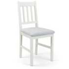 Julian Bowen Set Of 2 Coxmoor Dining Chairs White