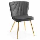 Julian Bowen Set Of 2 Cannes Dining Chairs Grey