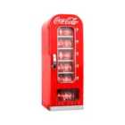 Coca-cola CVF18 10 Can Retro Vending Machine Style Mini Fridge - Red