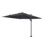 Platinum Voyager T2 2.7m Square Parasol (base not included) - Anthracite Grey