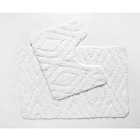 Penguin Home® Microfiber Plush Soft Bath Mat Set Of 2 - Diamond White