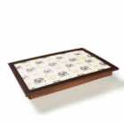 Penguin Home® Cushioned Large Lap Tray - Dogs & Yellow Flowers