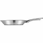 Penguin Home® Non-stick Saute Pan With Lid, Stainless Steel Mirror Finish, 24Cm, 2.3L