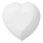 M&S Maxim Large Heart Serving Bowl, One Size, White