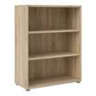 Prima Bookcase 2 Shelves In Oak Effect