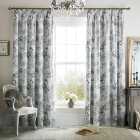 Holly Willoughby Tamsin Grey Blackout Pencil Pleat Curtains