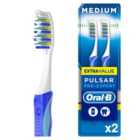 Oral B Pulsar Pro-Expert Toothbrush 35 Medium 2 per pack
