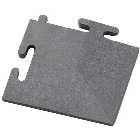 Clarke Grey PVC Corner Piece for Interlocking Floor Tiles (Single Unit)