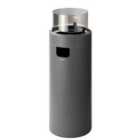 Large Grey NOVA LED Flame Patio Heater