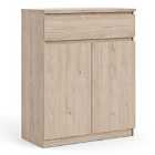 Naia Sideboard 1 Drawer 2 Doors In Jackson Hickory Oak Effect