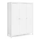 Madrid Wardrobe With 3 Doors In White