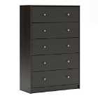 May Chest Of 5 Drawers In Coffee