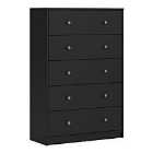 May Chest Of 5 Drawers In Black