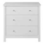 Florence Chest With 3 Drawers In Pure White