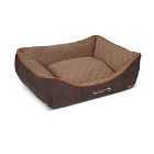 Scruffs Thermal Box Bed - Brown