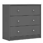 May Chest Of 3 Drawers In Grey