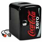 Coca-Cola CZ04 Zero Portable 6 Can Thermoelectric Mini Fridge Cooler/Warmer - Black