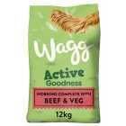 Wagg Active Goodness Beef & Veg Dry Dog Food 12kg