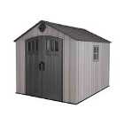 Lifetime 8Ft X 10Ft Outdoor Storage Shed 3 - Grey