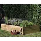 Forest Garden Timber Outdoor Caldeonian Raised Bed