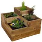 Forest Garden Timber Outdoor Caledonian 3 Tier Raised Bed