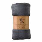 Rolled Flannel Fleece Charcoal 1400x1800mm