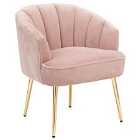 Pettine Velvet Chair Blush Pink