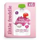 Little Freddie Pink Lady Greek Style Yoghurt Multipack 6 x 100g