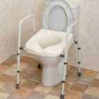 Nrs Healthcare Mowbray Adjustable Width Toilet Seat And Frame Lite